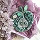 Заказать Брошь "Мятное яблоко". Дарья (ms.brooch). Ярмарка Мастеров. . Брошь-булавка Фото №3