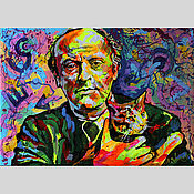Картины и панно handmade. Livemaster - original item Pictures: Joseph Brodsky portrait of the poet. Handmade.