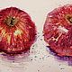 PAINTING APPLES PAINTING WITH FRUIT. Pictures. orlovaalla. My Livemaster. Фото №4