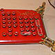 Красная стимпанк клавиатура `LaFerri ` .
RED steampunk keyboard `LaFerri `