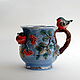  Bullfinches. Mugs and cups. Mila. Online shopping on My Livemaster.  Фото №2