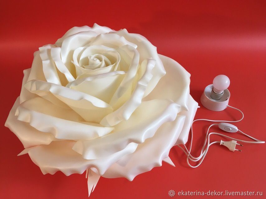 Настенный светильник РОЗА из изолона в интернет-магазине на Ярмарке ...