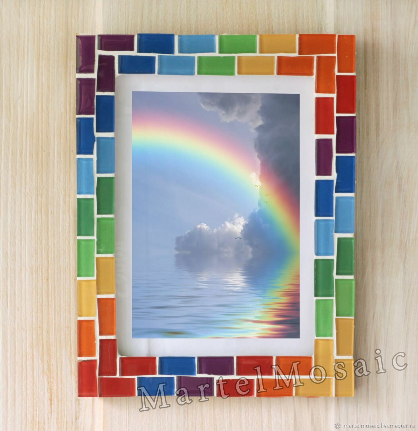 Рамка для фотографии "Радуга" в интернет-магазине Ярмарка Мастеров по ...