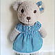 Мишка Эмми. Мягкие игрушки. TeddyInDress. Ярмарка Мастеров.  Фото №6