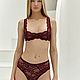 Заказать Helen- комплект белья из эластичного кружева. Yanovytska lingerie ( Богдана). Ярмарка Мастеров. . Комплекты белья Фото №3