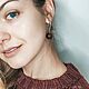 Серьги ручной работы. Из дерева. Позолота. Серьги классические. InessaJewelryWoodУкрашения из дерева. Ярмарка Мастеров.  Фото №6