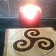 Triskelion for the altar, pentacle altar. Altar of Esoteric. magics-cave. My Livemaster. Фото №6