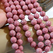 Материалы для творчества handmade. Livemaster - original item Rhodonite beads 8.8 mm Handsome! natural. ( Ural). pcs. Handmade.