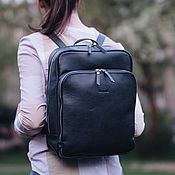 Сумки и аксессуары handmade. Livemaster - original item Backpack leather female 