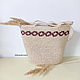 shopper: Knitted shopping bag made of raffia. Shopper. Lace knitting workshop. Lidiya.. My Livemaster. Фото №6