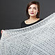Downy shawl in white with pattern. Shawls. Dom-puha (dom-puha). Online shopping on My Livemaster.  Фото №2