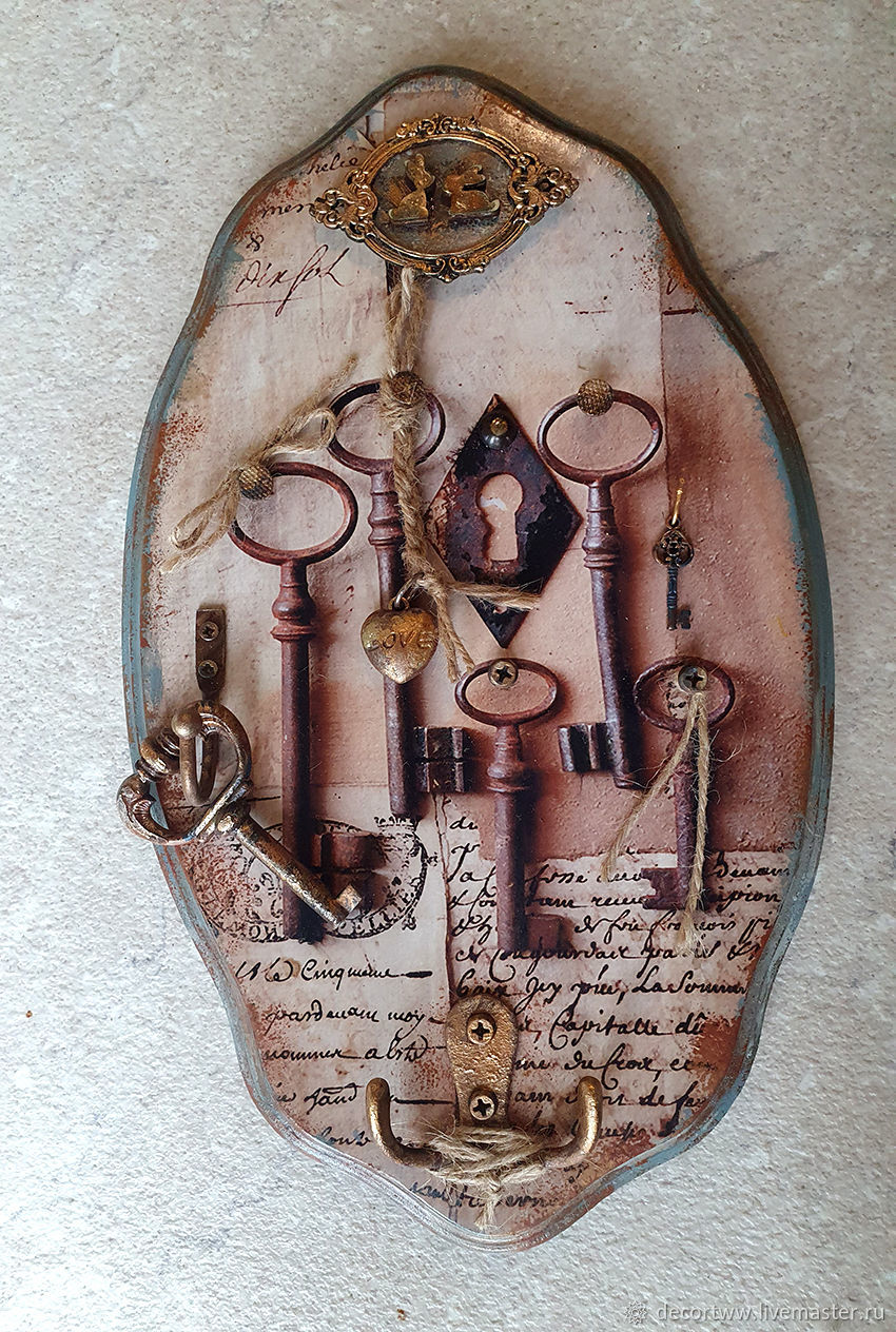 Ключница в лофт в интернет-магазине Ярмарка Мастеров по цене 1000 ...