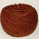 Пряжа «меланж М5 brown-firebrick»  110 м 100грамм из собачьей шерсти.
Толщина нити : 110 метров на 100грамм
Цвет : сочетание коричневого и кирпичного цветов 
Состав : вычес подшерстка собак (коричн