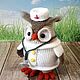 Order Soft toys: Owl Doctor. JuliaCrochetToys. Livemaster. . Stuffed Toys Фото №3