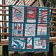 'Postcards from travel' Patchwork quilt. Blanket. fond memories. Online shopping on My Livemaster.  Фото №2