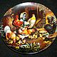 Collectible plates 'In the poultry yard' by Ursula Band, Herman. Vintage interior. Mir Stariny. Online shopping on My Livemaster.  Фото №2