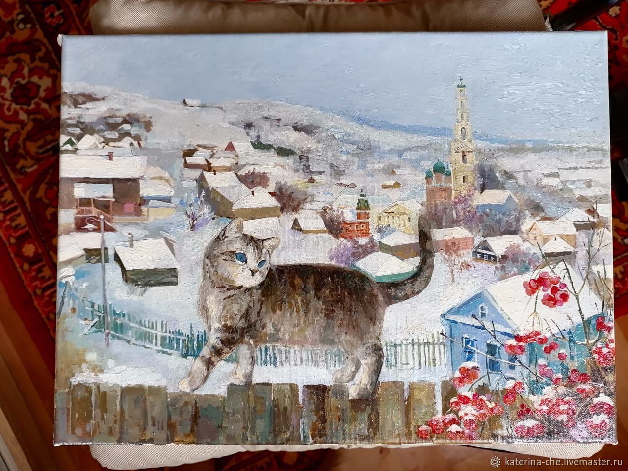 Картины: "Мартовский кот" – купить онлайн на Ярмарке Мастеров – OA3VSRU ...