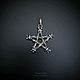 Order A pentagram of branches is a classic. Silver. Nomikon - Oleg Sobolev. Livemaster. . Amulet Фото №3