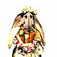 Rabbit with carrots . Figurine. Dolls Elena Mukhina. Online shopping on My Livemaster.  Фото №2
