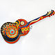'Blooming guitar' decorative guitar with a plate in the center, Panels, Krasnodar,  Фото №1