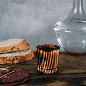 Посуда handmade. Livemaster - original item Wooden shot glass (stack) made of Siberian cedar wood R40. Handmade.