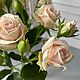 Кустовые розы сорта яна. Элементы интерьера. Николаева Ирина. Created flowers.. Интернет-магазин Ярмарка Мастеров.  Фото №2