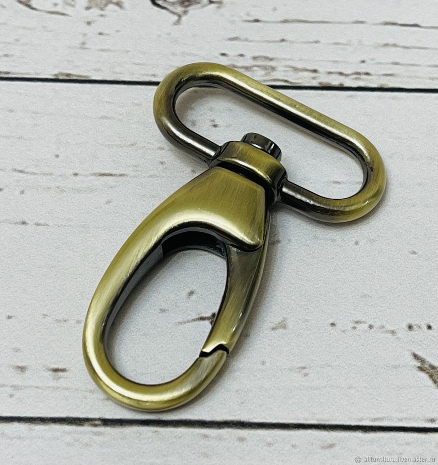 Карабин 30 мм (4019) антик полированный купить в интернет-магазине ...