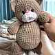 Вязаный кот ручной работы. Амигуруми куклы и игрушки. Fortunatoys2023. Ярмарка Мастеров.  Фото №4