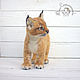 Needlefelted toy Little lynx. Felted Toy. Yulia Steklyannikova (julias14). Online shopping on My Livemaster.  Фото №2