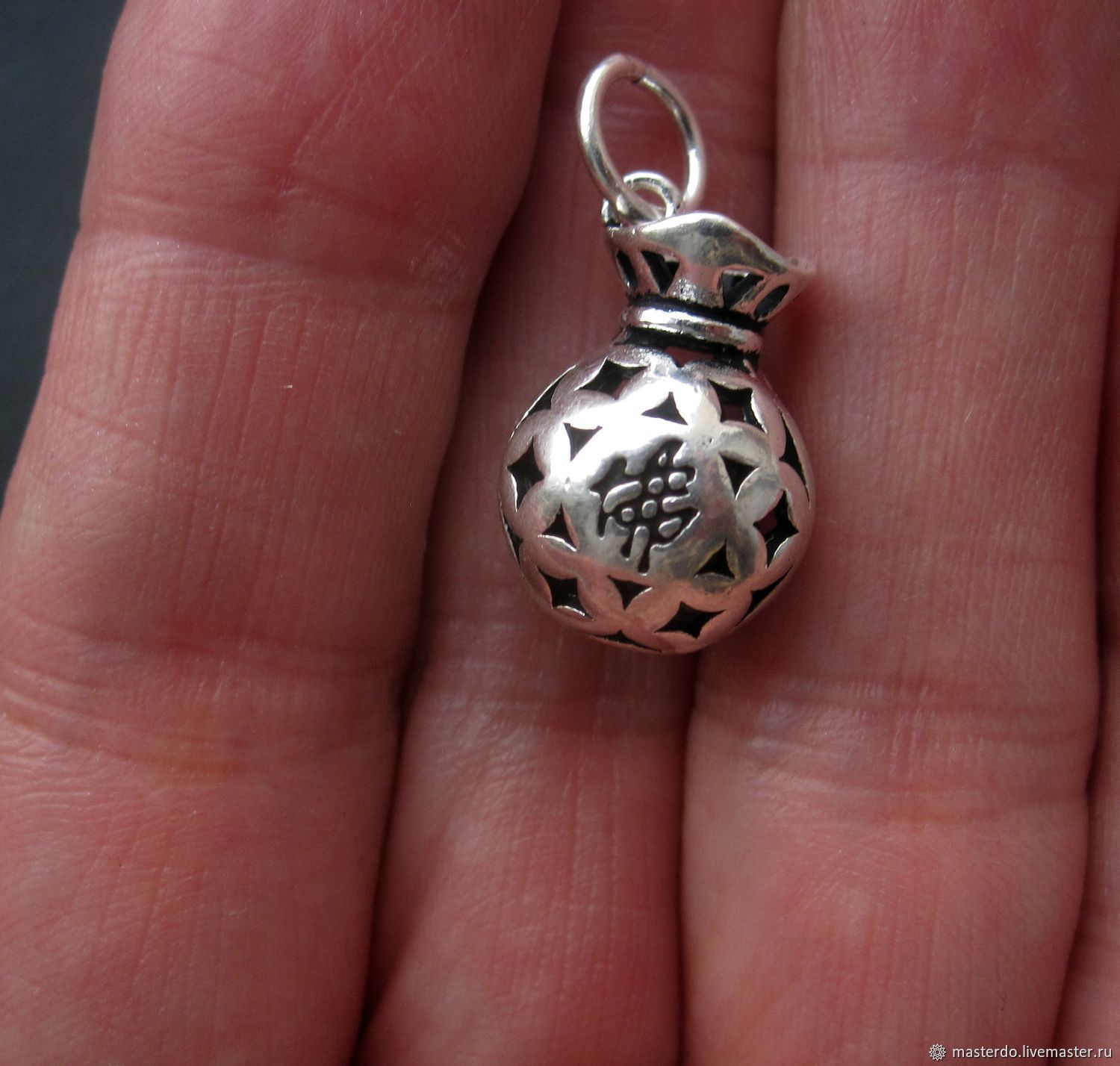 Мешочек денег - кулон Серебро 925 пробы купить в интернет-магазине ...