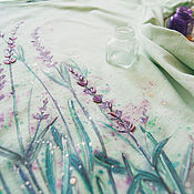 Одежда handmade. Livemaster - original item t-shirt lavender.. Handmade.