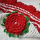 PANAMA KNITTED 'RED ROSE' (size 54-56 cm). Panama. Gala Devi (crochet design). My Livemaster. Фото №4