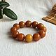 Bracelet made from Baltic amber, color is coffee with milk. Bead bracelet. Mark Amberstein, sale amber products. Online shopping on My Livemaster.  Фото №2