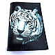 Обложка на паспорт кожаная. Тигр, Обложка на паспорт, Междуреченск,  Фото №1