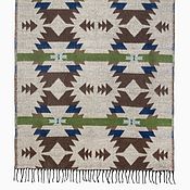 Stole made of cotton and wool, with an ethnic pattern