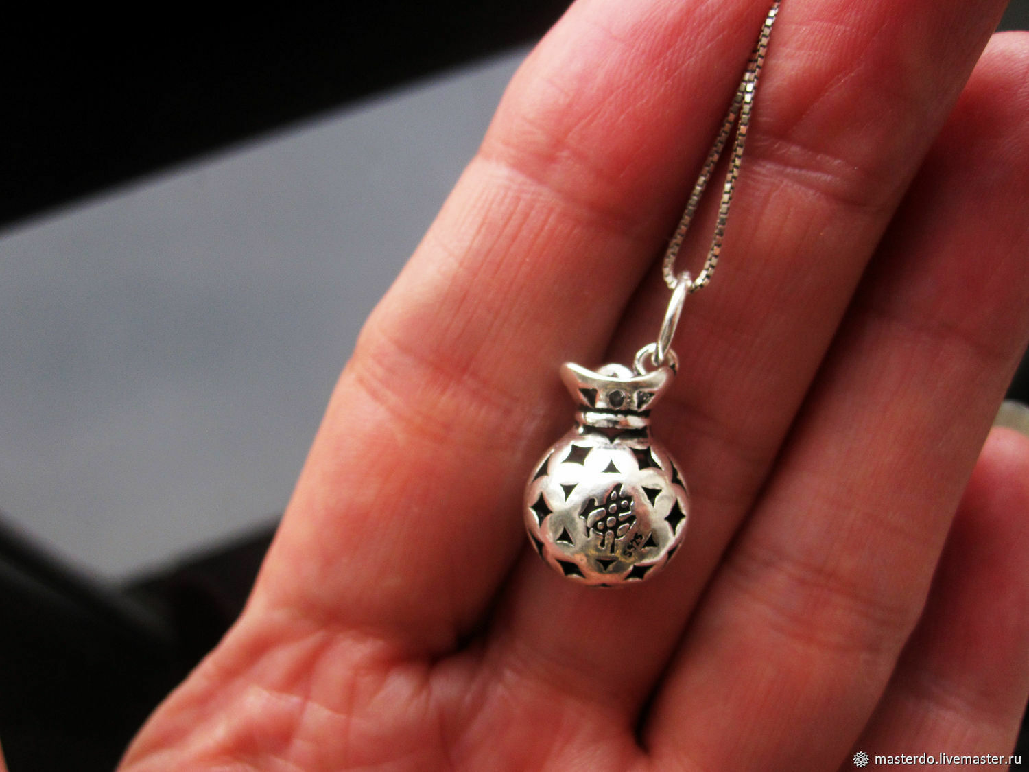 Мешочек денег - кулон Серебро 925 пробы купить в интернет-магазине ...