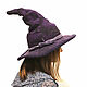 Purple hat for Halloween, Carnival Hats, Rostov-on-Don,  Фото №1
