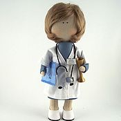 Халат для куклы доктора