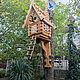 Скворечник, избушка в русском деревенском стиле. Кормушки для птиц. Звезда Уссури. Ярмарка Мастеров.  Фото №7