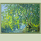 Oil painting landscape Autumn birch, Pictures, Moscow,  Фото №1