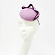The pill box hat 'Wave'. Color aster / plum. Hats1. Exclusive HATS. LANA ANISIMOVA.. Online shopping on My Livemaster.  Фото №2