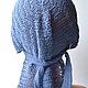 hand-knitted hemp yarn bandana. Bandanas. vyacheslavovna-2. Online shopping on My Livemaster.  Фото №2