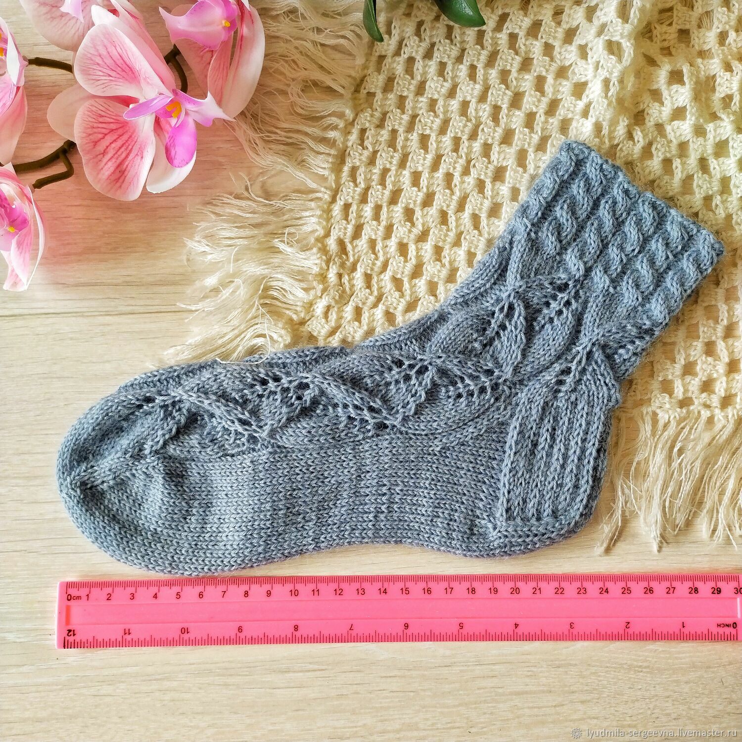 Носки шерстяные вязаные. Ажурные вязаные носки – купить онлайн на ...