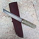 Knife 'Samurai-m' Tanto h12mf stab.ash, Knives, Vorsma,  Фото №1