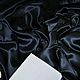 Атласный шёлк тёмно-синего цвета VIKTOR & ROLF. Ткани. IdeaSeta          Итальянские ткани. Ярмарка Мастеров.  Фото №5