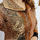 Жакет, легкая куртка "Бежевый микс" - войлок. Куртки. студия 'Радуга' Виктория. Интернет-магазин Ярмарка Мастеров.  Фото №2