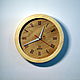 Wooden loft wall clock, elegant eco-style. Watch. Original wall clocks. My Livemaster. Фото №6