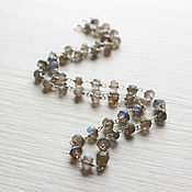 Украшения handmade. Livemaster - original item Beads necklace made of Labrador 