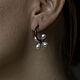 Earrings 'Night flowers IV' Silver, pearls. Earrings. stepan-klimov. Online shopping on My Livemaster.  Фото №2