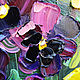 Oil painting pansies. Pictures. Dubinina Ksenya. My Livemaster. Фото №5